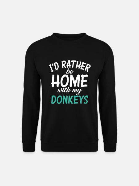 Donkey Lover Gifts - Unisex Sweatshirt - black