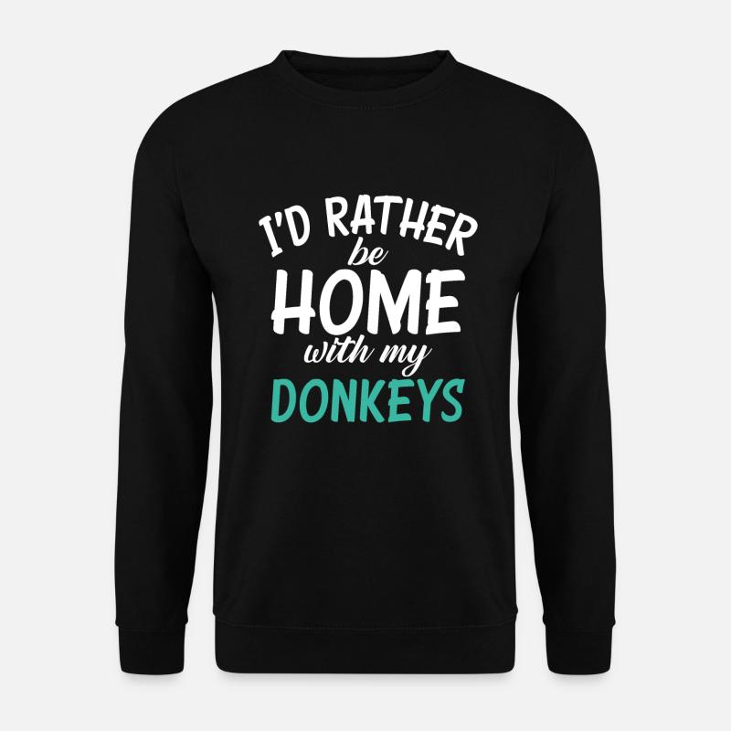 Donkey Lover Gifts - Unisex Sweatshirt - black