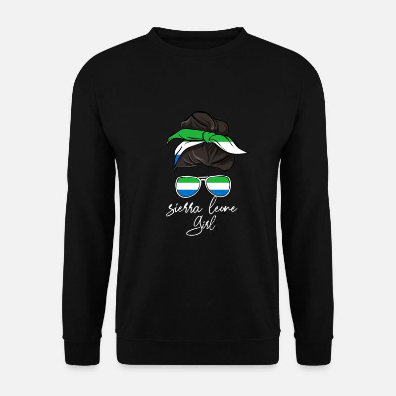 Sierra Leone - Unisex Pullover - Schwarz