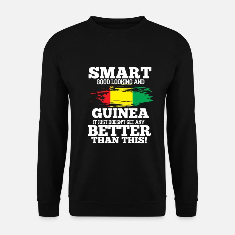 Guinea - Unisex Pullover - Schwarz