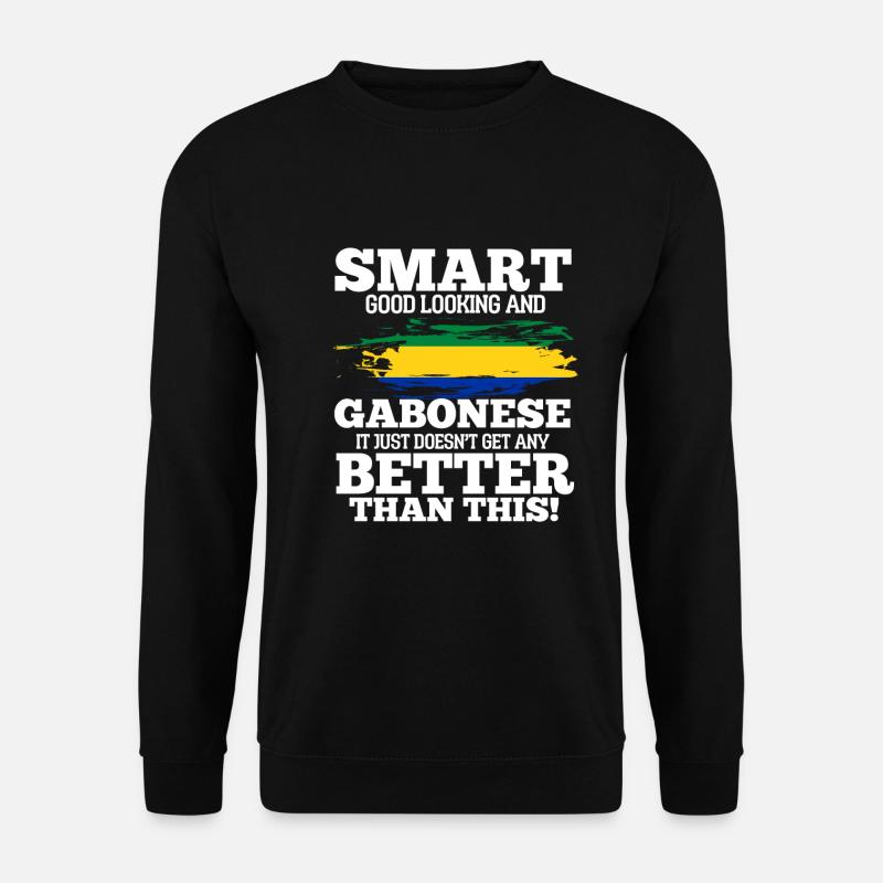 Gabon - Unisex Pullover - Schwarz