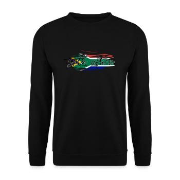 Afrique du Sud - Sweat-shirt Unisexe - noir - Devant - Alina (178cm) & Michal (187cm)