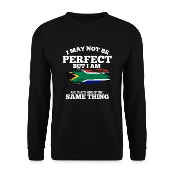 Afrique du Sud - Sweat-shirt Unisexe - noir - Devant - Alina (178cm) & Michal (187cm)