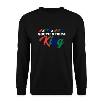Afrique du Sud - Sweat-shirt Unisexe - noir - Devant - Alina (178cm) & Michal (187cm)