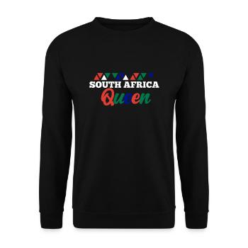 Afrique du Sud - Sweat-shirt Unisexe - noir - Devant - Alina (178cm) & Michal (187cm)