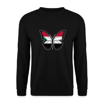Sudan - Unisex Sweatshirt - black - Front - Alina (178cm) & Michal (187cm)