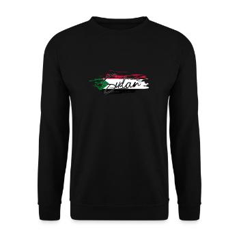 Sudan - Unisex Sweatshirt - black - Front - Alina (178cm) & Michal (187cm)