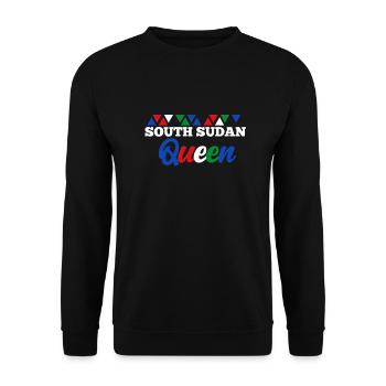 South Sudan - Unisex Sweatshirt - black - Front - Alina (178cm) & Michal (187cm)
