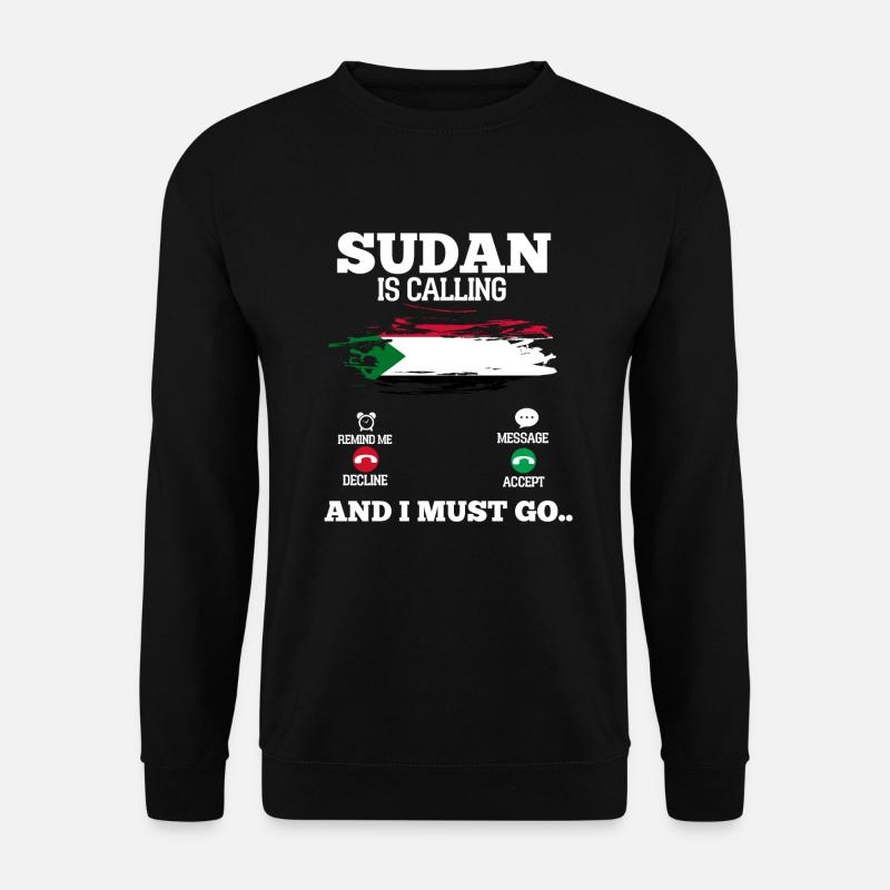 Sudan - Unisex Sweatshirt - black