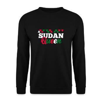 Sudan - Unisex Pullover - Schwarz - Vorne - Alina (178cm) & Michal (187cm)