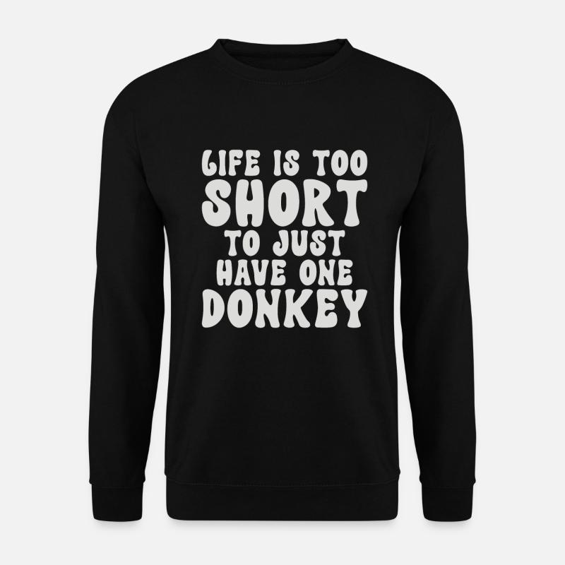 Donkey Lover Gifts - Unisex Sweatshirt - black
