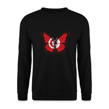 Tunisia - Unisex Sweatshirt - black - Front - Alina (178cm) & Michal (187cm)