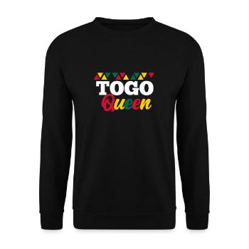 Togo - Sweat-shirt Unisexe - noir - Devant - Alina (178cm) & Michal (187cm)