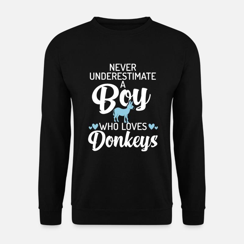 Donkey Lover Gifts - Unisex Sweatshirt - black