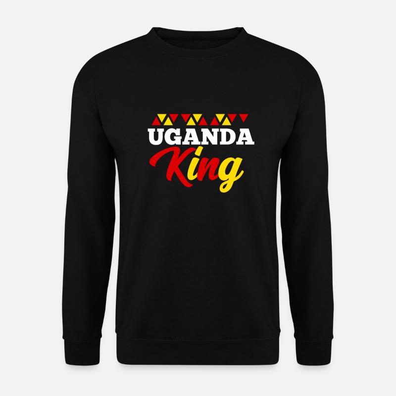 Uganda - Unisex Pullover - Schwarz