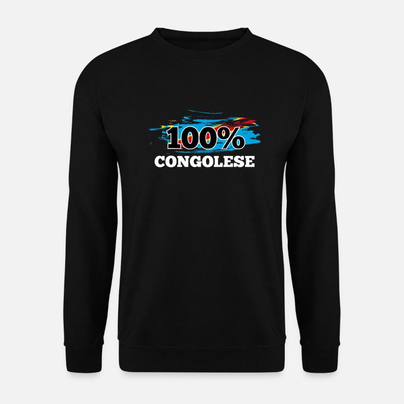 Kongo - Unisex Pullover - Schwarz
