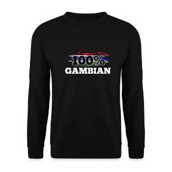 Gambie - Sweat-shirt Unisexe - noir - Devant - Alina (178cm) & Michal (187cm)