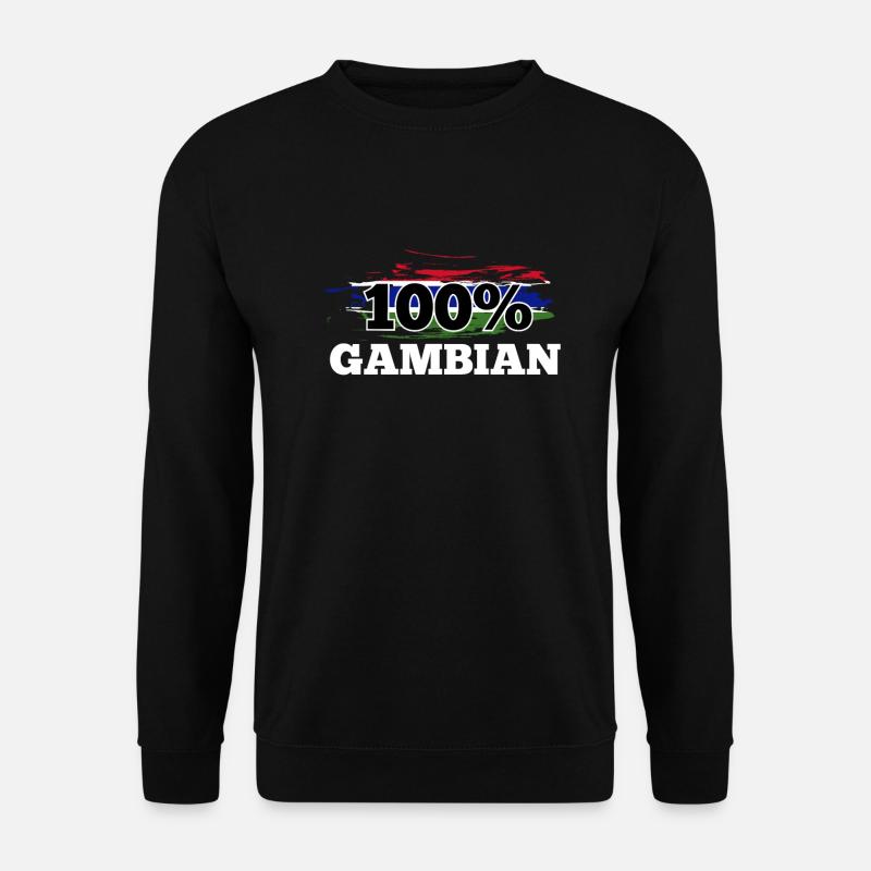 Gambia - Unisex Pullover - Schwarz
