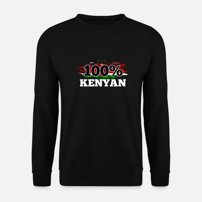 Kenia - Unisex Pullover - Schwarz