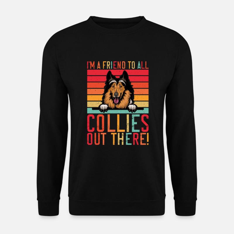 Collie Gifts - Unisex Pullover - Schwarz