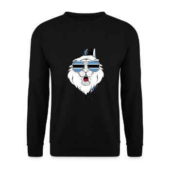 Botswana - Unisex Pullover - Schwarz - Vorne - Alina (178cm) & Michal (187cm)