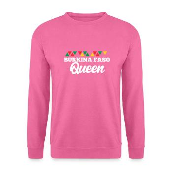 Burkina Faso - Sweat-shirt Unisexe - rose - Devant