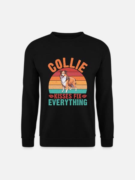 Cadeaux Collie - Sweat-shirt Unisexe - noir