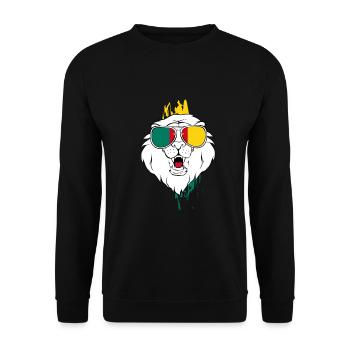 Kamerun - Unisex Pullover - Schwarz - Vorne - Alina (178cm) & Michal (187cm)