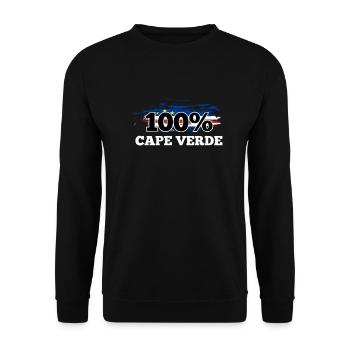 Cape Verde - Unisex Pullover - Schwarz - Vorne - Alina (178cm) & Michal (187cm)