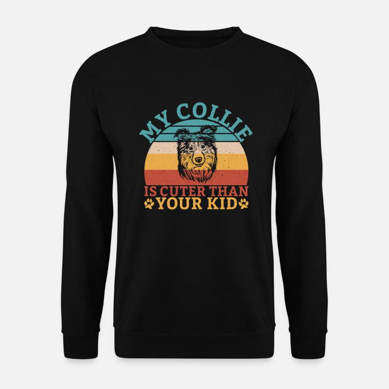 Collie Gifts - Unisex Pullover - Schwarz