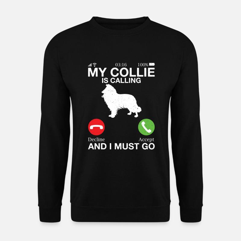 Cadeaux Collie - Sweat-shirt Unisexe - noir