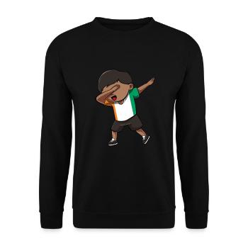 Côte d’Ivoire - Sweat-shirt Unisexe - noir - Devant - Alina (178cm) & Michal (187cm)