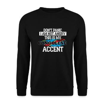 Egypt - Unisex Sweatshirt - black - Front - Alina (178cm) & Michal (187cm)
