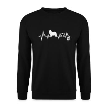 Collie Gifts - Unisex Pullover - Schwarz - Vorne - Alina (178cm) & Michal (187cm)
