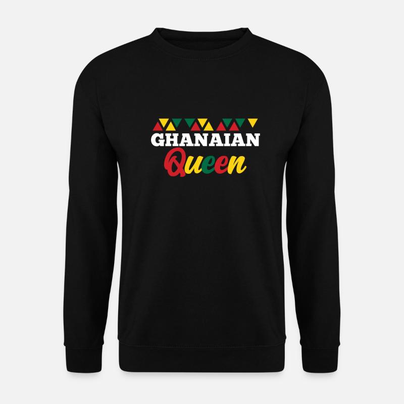 Ghana - Unisex Pullover - Schwarz