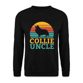 Collie Gifts - Unisex Pullover - Schwarz - Vorne - Alina (178cm) & Michal (187cm)