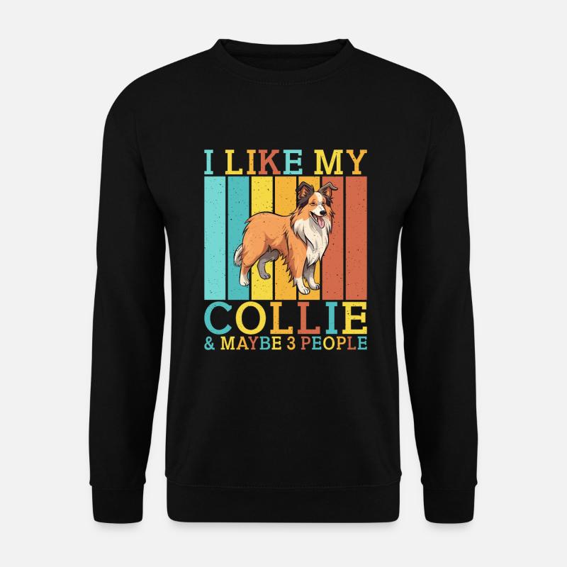 Cadeaux Collie - Sweat-shirt Unisexe - noir