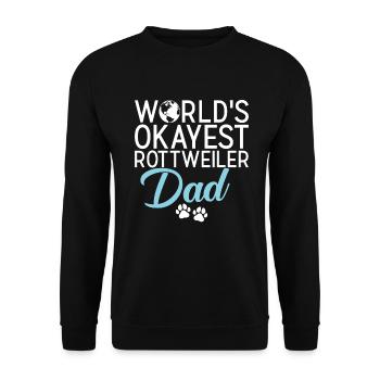 Cadeaux Rottweiler - Sweat-shirt Unisexe - noir - Devant - Alina (178cm) & Michal (187cm)