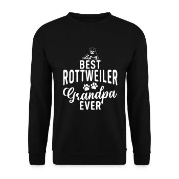 Cadeaux Rottweiler - Sweat-shirt Unisexe - noir - Devant - Alina (178cm) & Michal (187cm)