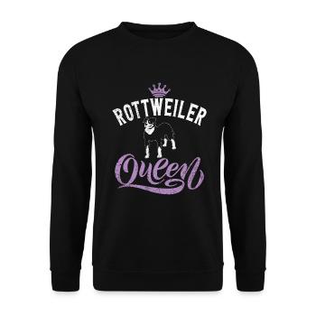 Cadeaux Rottweiler - Sweat-shirt Unisexe - noir - Devant - Alina (178cm) & Michal (187cm)