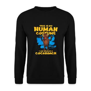 Cockroach - Unisex Sweatshirt - black - Front - Alina (178cm) & Michal (187cm)