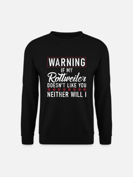 Rottweiler Gifts - Unisex Pullover - Schwarz