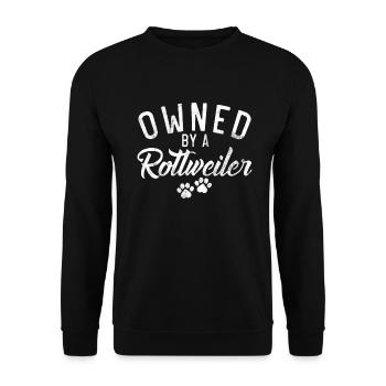Cadeaux Rottweiler - Sweat-shirt Unisexe - noir - Devant - Alina (178cm) & Michal (187cm)