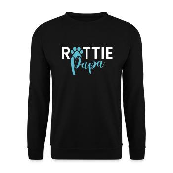 Cadeaux Rottweiler - Sweat-shirt Unisexe - noir - Devant - Alina (178cm) & Michal (187cm)