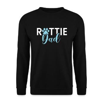 Rottweiler Gifts - Unisex Pullover - Schwarz - Vorne - Alina (178cm) & Michal (187cm)