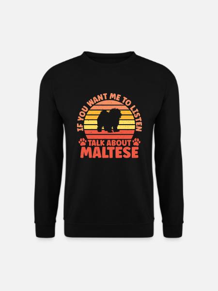 Cadeaux de propriétaire maltais - Sweat-shirt Unisexe - noir