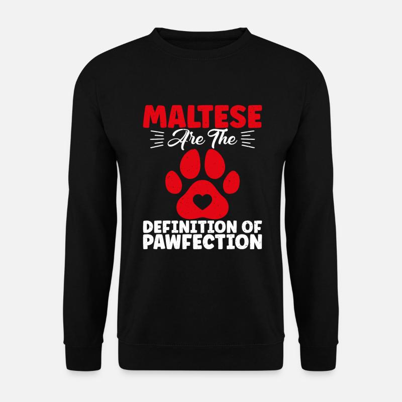 Maltese Owner Gifts - Unisex Sweatshirt - black