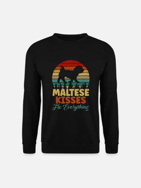 Maltese Owner Gifts - Unisex Sweatshirt - black