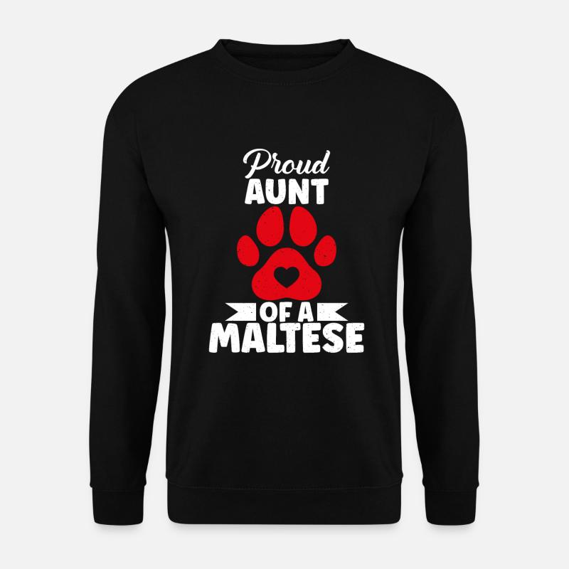 Maltese Owner Gifts - Unisex Sweatshirt - black