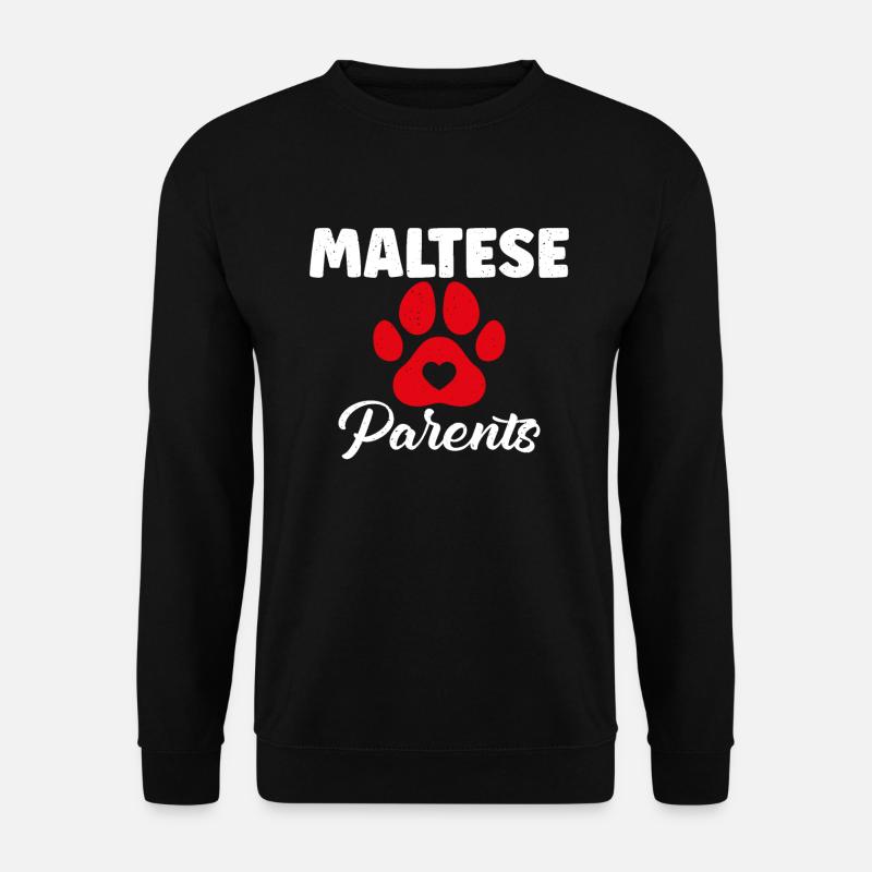 Maltese Owner Gifts - Unisex Sweatshirt - black